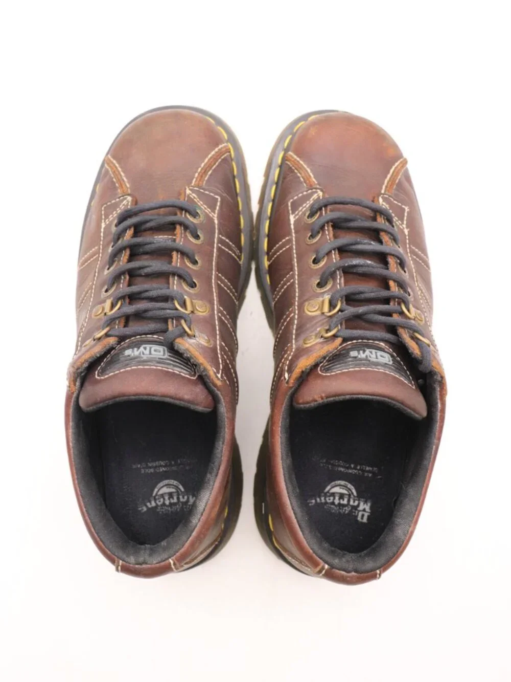Vintage Doc Dr. Martens 9764 Men's 11 Brown Leather Chunky Oxford Shoes